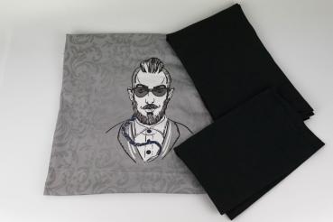 Sparpaket Guy Panel ca. 65 cm, Jersey Uni 65 cm, Bü Uni 50 cm